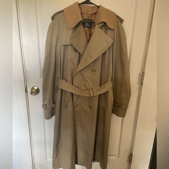 Burberrys”Belted Double Breasted Full Removable Lining Trench Coat 42 XL - Picture 1 of 13